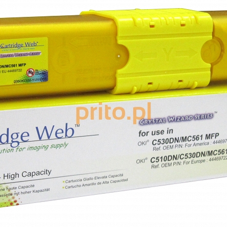 Toner Cartridge Web Yellow OKI C510 zamiennik 44469722 