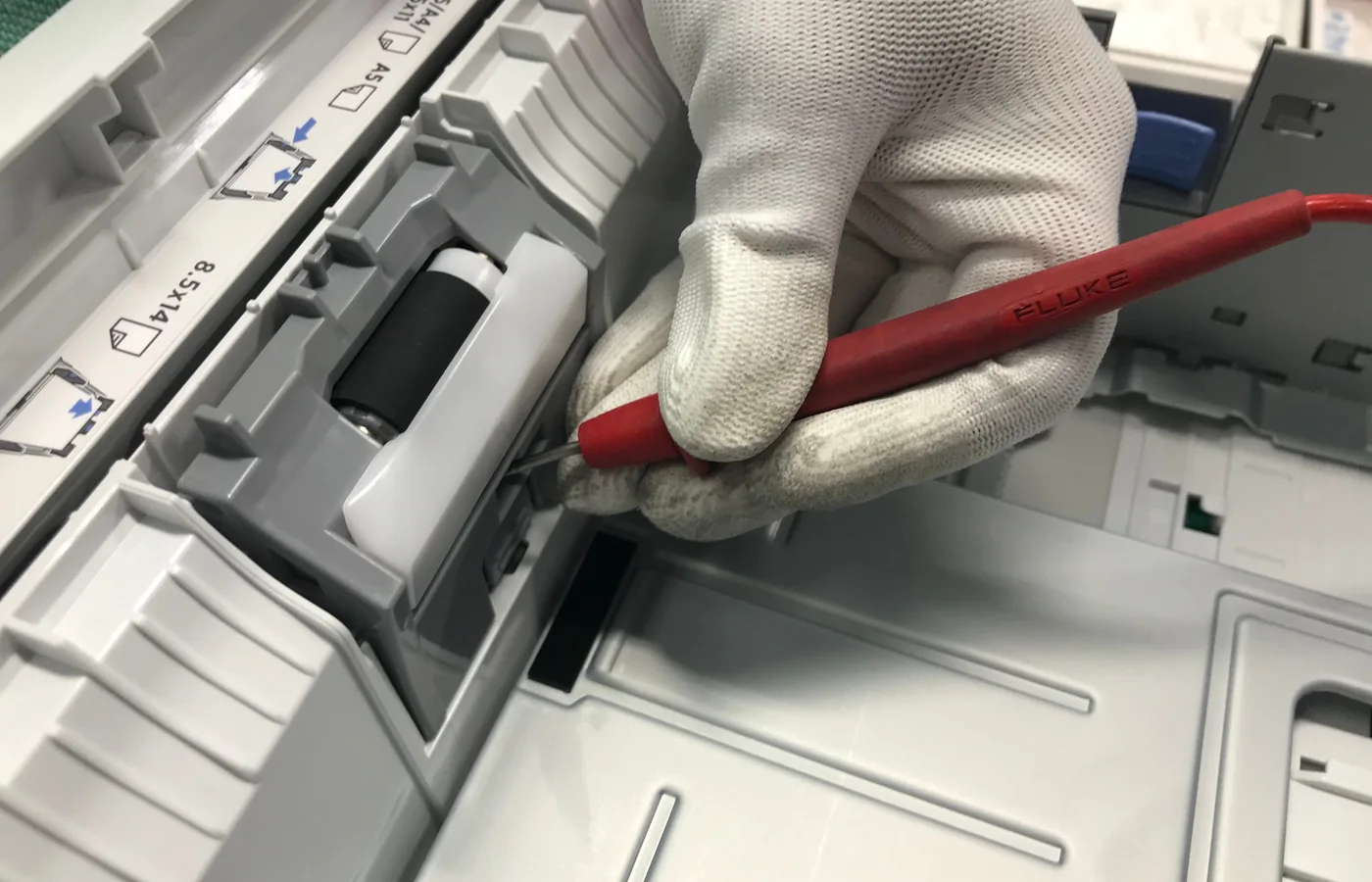 Precyzyjna diagnostyka mechanizmu drukarki